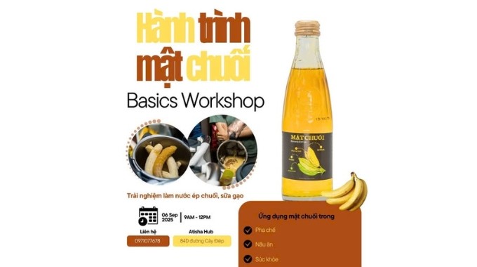 Workshop Hẹn hò với Mật chuối!
