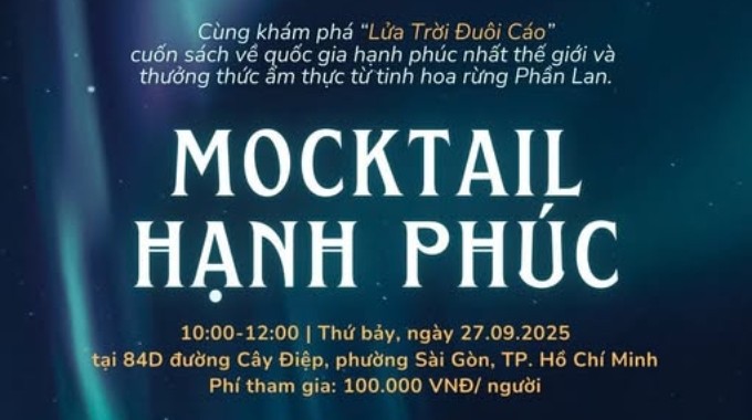 Workshop Mocktail Hạnh Phúc