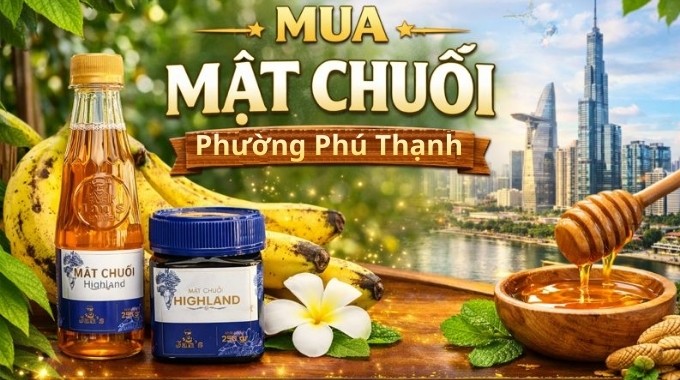 Top 5 địa chỉ bán mật chuối uy tín tại Phường Phú Thạnh TpHCM
